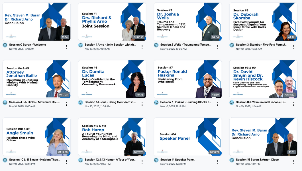 2025 NCCA Conference Full Video Set Including CEU Certificate